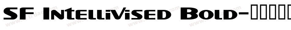 SF Intellivised Bold字体转换